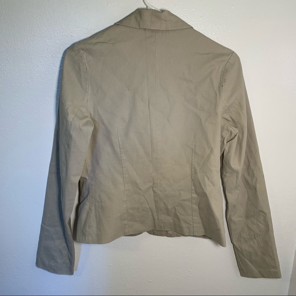 Vintage Guess Jeans 2 Button Blazer Beige - Picture 9 of 9